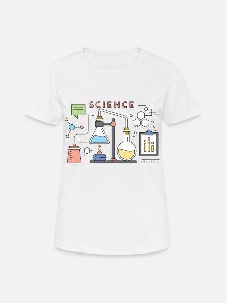 Science, Chemistry, Student - Women's Breathable T-Shirt - white