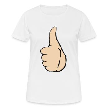 Bravo super super cadeau - T-shirt respirant Femme - blanc - Devant - AI Model Female 172 dark (172cm)