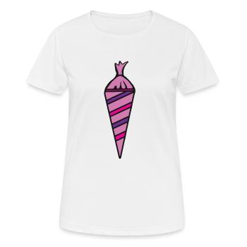 School bag student sugar bag enrolment - Women's Breathable T-Shirt - white - Front - AI Model Female 172 dark (172cm)