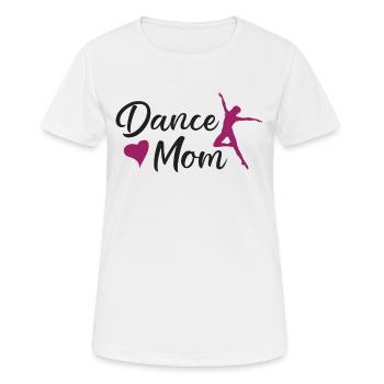 Danse Danse Danse Danse école de danse Dancing cadeau - T-shirt respirant Femme - blanc - Devant - AI Model Female 172 dark (172cm)