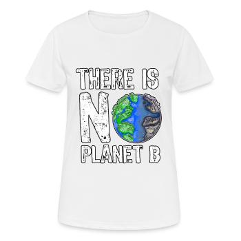 Il n'y a pas de planète B pour sauver la planète durable - T-shirt respirant Femme - blanc - Devant - AI Model Female 172 dark (172cm)