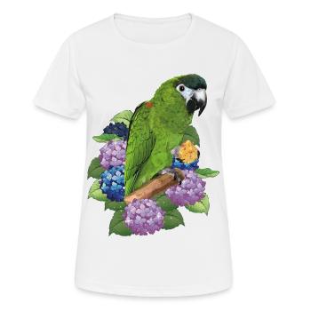 Noble ara - Frauen T-Shirt atmungsaktiv - Weiß - Vorne - AI Model Female 172 dark (172cm)