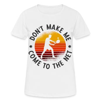 Tennisplatz Spruch Für Tennis - Frauen T-Shirt atmungsaktiv - Weiß - Vorne - AI Model Female 172 dark (172cm)