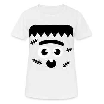 Costume de zombie Costume d’Halloween - T-shirt respirant Femme - blanc - Devant - AI Model Female 172 dark (172cm)