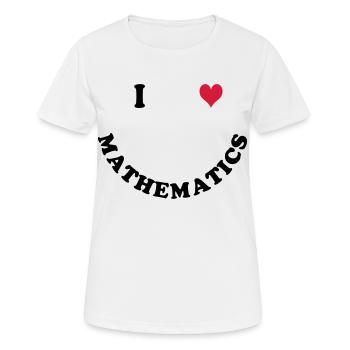 Mathematik - Frauen T-Shirt atmungsaktiv - Weiß - Vorne - AI Model Female 172 dark (172cm)