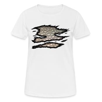 pike - Women's Breathable T-Shirt - white - Front - AI Model Female 172 dark (172cm)