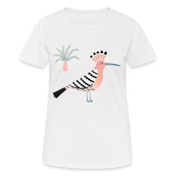 Huppe - T-shirt respirant Femme - blanc - Devant - AI Model Female 172 dark (172cm)