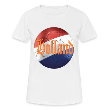 Holland Fans - T-shirt respirant Femme - blanc - Devant - AI Model Female 172 dark (172cm)