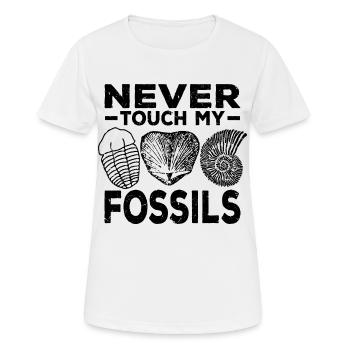 Collecting fossils - Women's Breathable T-Shirt - white - Front - AI Model Female 172 dark (172cm)