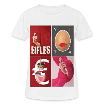 zusammen, 2022 Werke von Massimiliano Sbrescia - Frauen T-Shirt atmungsaktiv - Weiß - Vorne - AI Model Female 172 dark (172cm)