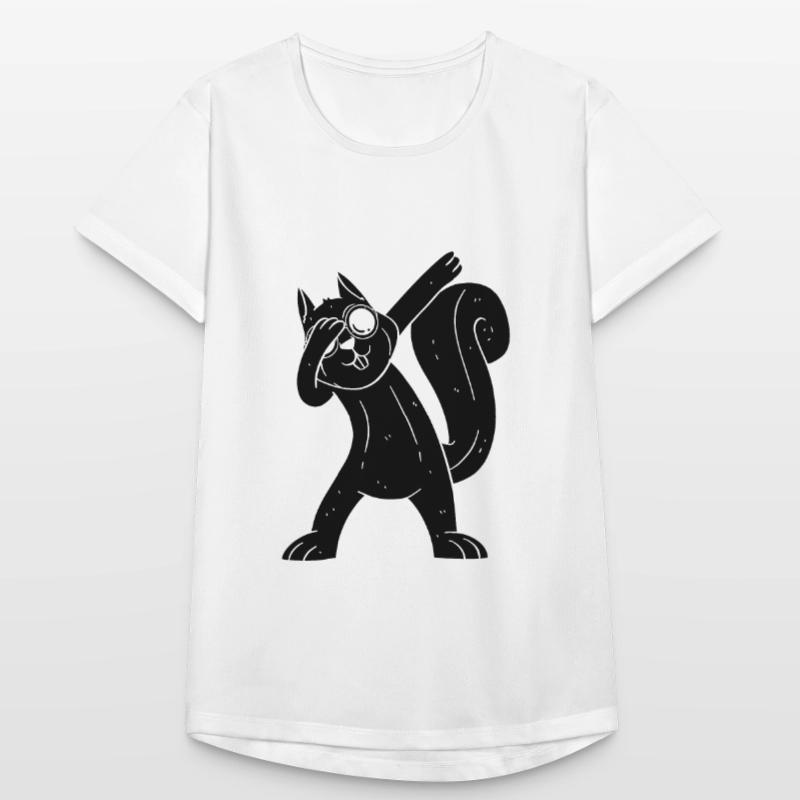 Eichhörnchen, cooles Eichhörnchen mit Frauen T-Shirt atmungsaktiv