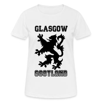 Glasgow Schottland - Frauen T-Shirt atmungsaktiv - Weiß - Vorne - AI Model Female 172 dark (172cm)