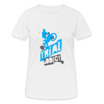 Süchtiger nach Prozessen - Frauen T-Shirt atmungsaktiv - Weiß - Vorne - AI Model Female 172 dark (172cm)