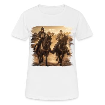 Dexterity of a knight in the tournament - Women's Breathable T-Shirt - white - Front - AI Model Female 172 dark (172cm)