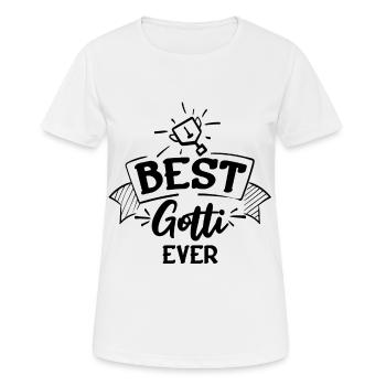 Beschts Gotti Taufpatin Schweiz Taufgotti Schweiz - Frauen T-Shirt atmungsaktiv - Weiß - Vorne - AI Model Female 172 dark (172cm)