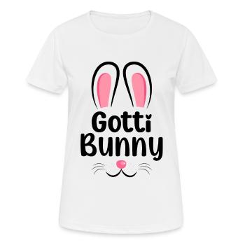 Gotti Bunny Beschts Gotti Taufpatin Schweiz Taufe - Frauen T-Shirt atmungsaktiv - Weiß - Vorne - AI Model Female 172 dark (172cm)