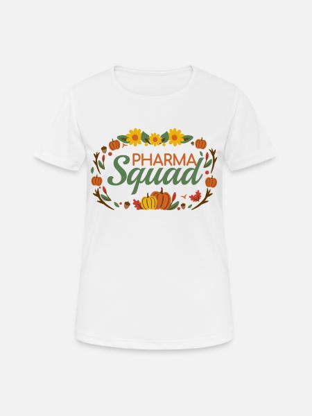 Apotheke | Pharma Squad herbstfarben - Frauen T-Shirt atmungsaktiv - Weiß