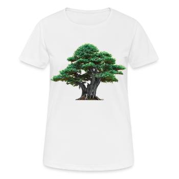 Asien Japan Baum Japanisch Flora Natur Bäume - Frauen T-Shirt atmungsaktiv - Weiß - Vorne - AI Model Female 172 dark (172cm)