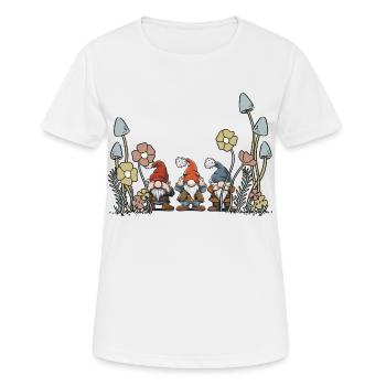Habitant de la forêt Nain Nain Troll Conte de fées Enfant - T-shirt respirant Femme - blanc - Devant - AI Model Female 172 dark (172cm)