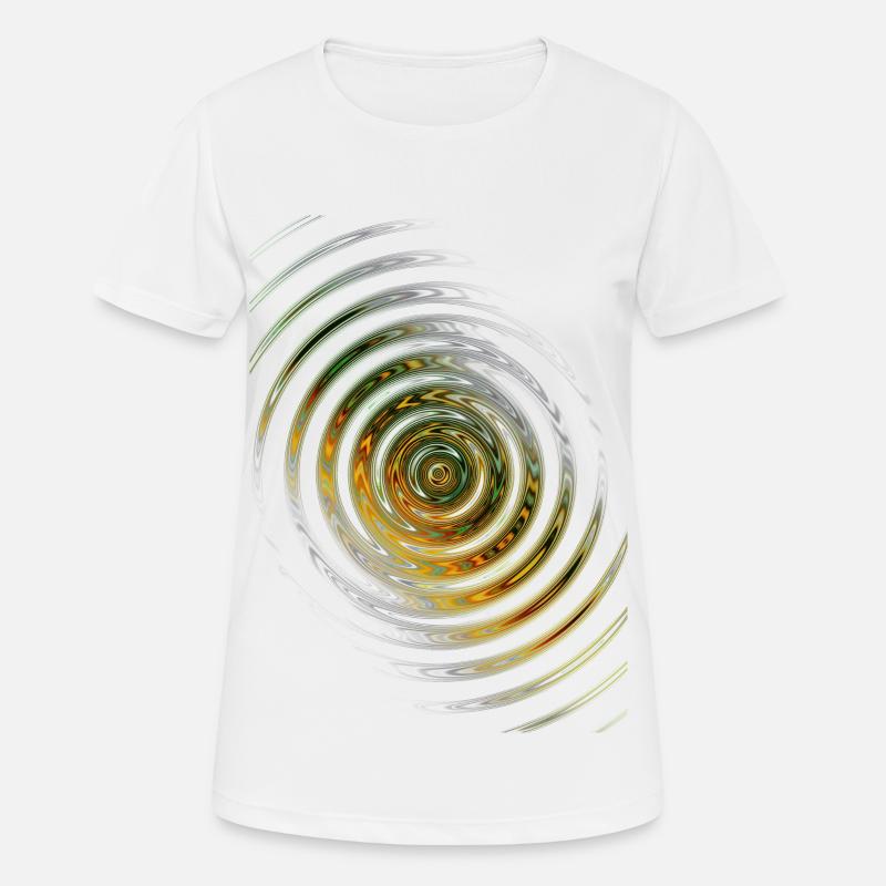 Bright waves - Women's Breathable T-Shirt - white
