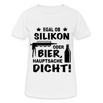Handwerker Installateur Klempner Geschenk Idee - Frauen T-Shirt atmungsaktiv - Weiß - Vorne - AI Model Female 172 dark (172cm)
