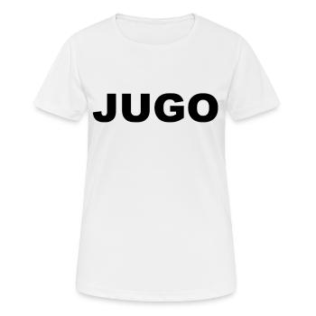 JUGO - Cadeau amusant Jugo Balkan Yougoslavie - T-shirt respirant Femme - blanc - Devant - AI Model Female 172 dark (172cm)