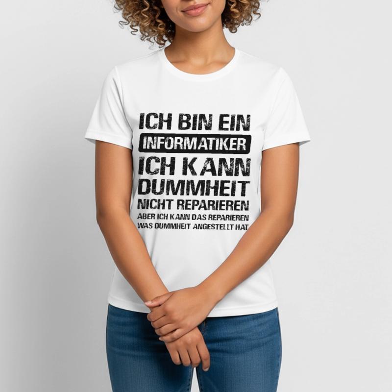 Informatiker Software Programmierer Frauen T-Shirt atmungsaktiv