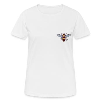 Abeilles apiculteurs - Abeille abeille - T-shirt respirant Femme - blanc - Devant - AI Model Female 172 dark (172cm)