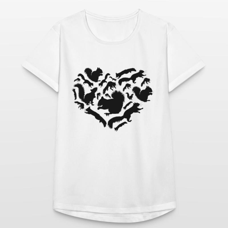 Eichhörnchen mit Eichhörnchen, süßes Eichhörnchen Frauen T-Shirt atmungsaktiv