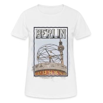 Berlin Allemagne Ville Skyline Accueil Amour - T-shirt respirant Femme - blanc - Devant - AI Model Female 172 dark (172cm)