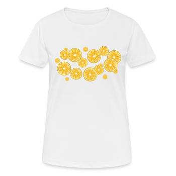 Der Duft der Orangen - Frauen T-Shirt atmungsaktiv - Weiß - Vorne - AI Model Female 172 dark (172cm)