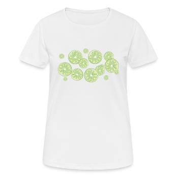 Le parfum des citrons verts - T-shirt respirant Femme - blanc - Devant - AI Model Female 172 dark (172cm)
