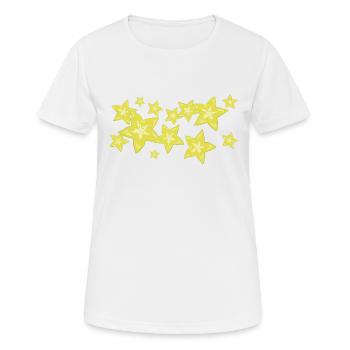 Der Duft der Sternenfrucht - Frauen T-Shirt atmungsaktiv - Weiß - Vorne - AI Model Female 172 dark (172cm)