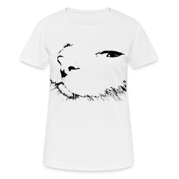 cat - Women's Breathable T-Shirt - white - Front - AI Model Female 172 dark (172cm)
