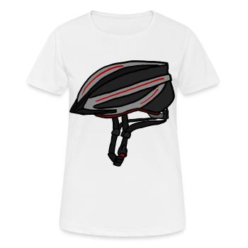 Casque de vélo - T-shirt respirant Femme - blanc - Devant - AI Model Female 172 dark (172cm)