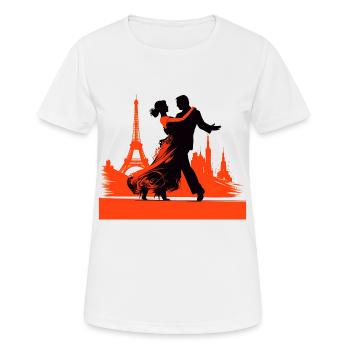 Der Tango ist ein beliebter Tanz - Frauen T-Shirt atmungsaktiv - Weiß - Vorne - AI Model Female 172 dark (172cm)