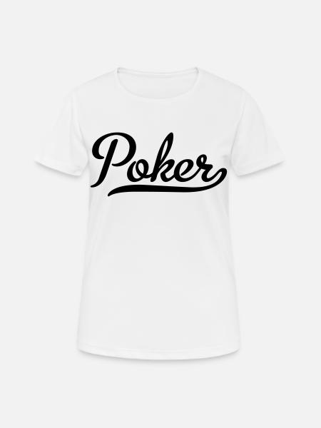 poker - Women's Breathable T-Shirt - white