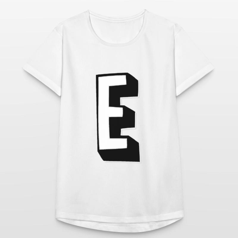 Buchstabe E - Alphabet E. Frauen T-Shirt atmungsaktiv