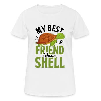 Turtle Turtle Turtle - Women's Breathable T-Shirt - white - Front - AI Model Female 172 dark (172cm)
