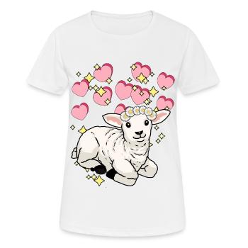 Dream Fantasy Starry Sky Sheep Children Dream - Women's Breathable T-Shirt - white - Front - AI Model Female 172 dark (172cm)