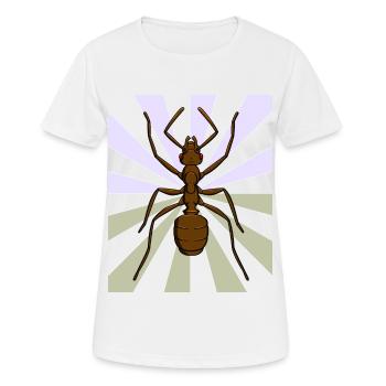 Ameise Weihnachtsgeschenk Geburtstagsgeschenk - Frauen T-Shirt atmungsaktiv - Weiß - Vorne - AI Model Female 172 dark (172cm)