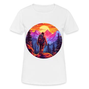 Epic Adventure Quest #adventure - Women's Breathable T-Shirt - white - Front - AI Model Female 172 dark (172cm)