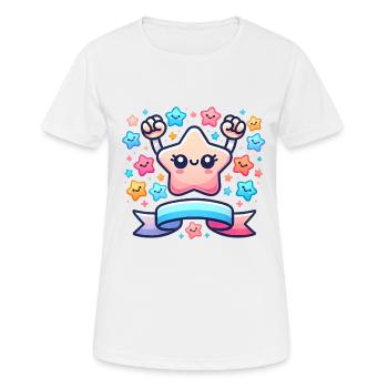 16 Jahre Awesome Star Celebration - Frauen T-Shirt atmungsaktiv - Weiß - Vorne - AI Model Female 172 dark (172cm)
