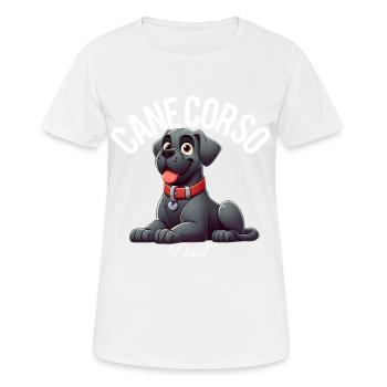 Cane Corso Dad - Women's Breathable T-Shirt - white - Front - AI Model Female 172 dark (172cm)