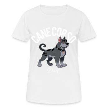 Cane Corso Dad 2 - Women's Breathable T-Shirt - white - Front - AI Model Female 172 dark (172cm)