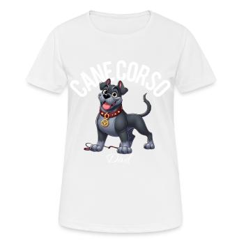 Cane Corso Dad 3 - Women's Breathable T-Shirt - white - Front - AI Model Female 172 dark (172cm)