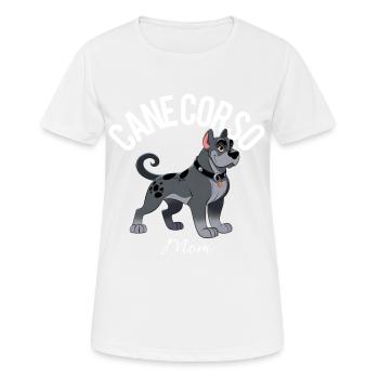 Cane Corso Mom 2 - Women's Breathable T-Shirt - white - Front - AI Model Female 172 dark (172cm)