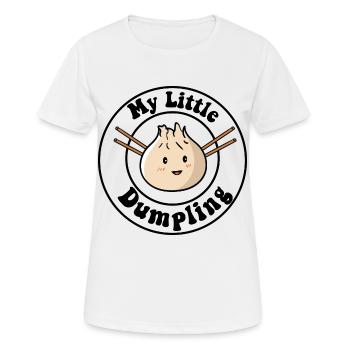 Small Dumpling Dim Sum - Women's Breathable T-Shirt - white - Front - AI Model Female 172 dark (172cm)