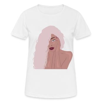 Sexy girl - Women's Breathable T-Shirt - white - Front - AI Model Female 172 dark (172cm)
