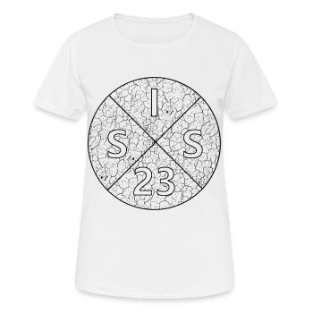 Sis 23 - Frauen T-Shirt atmungsaktiv - Weiß - Vorne - AI Model Female 172 dark (172cm)